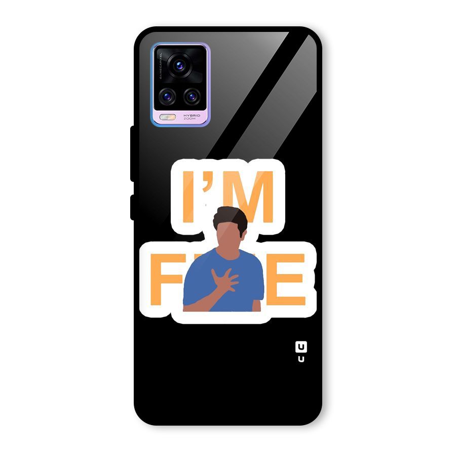 Ross is Fine Glass Back Case for Vivo V20 Pro