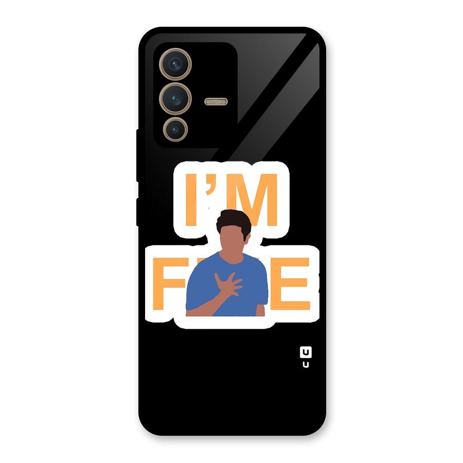 Ross is Fine Glass Back Case for Vivo V23 5G