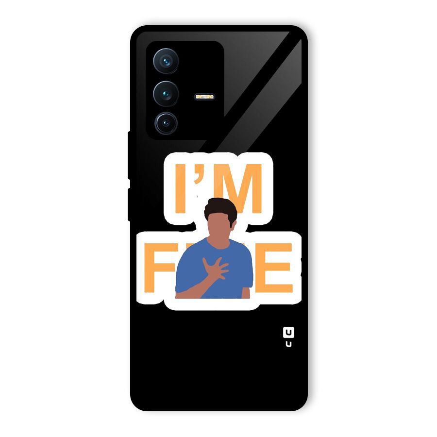 Ross is Fine Glass Back Case for Vivo V23 Pro