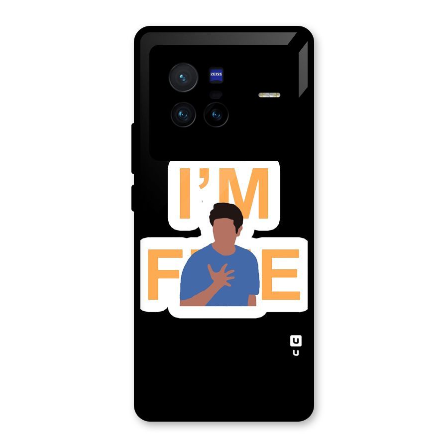 Ross is Fine Glass Back Case for Vivo X80