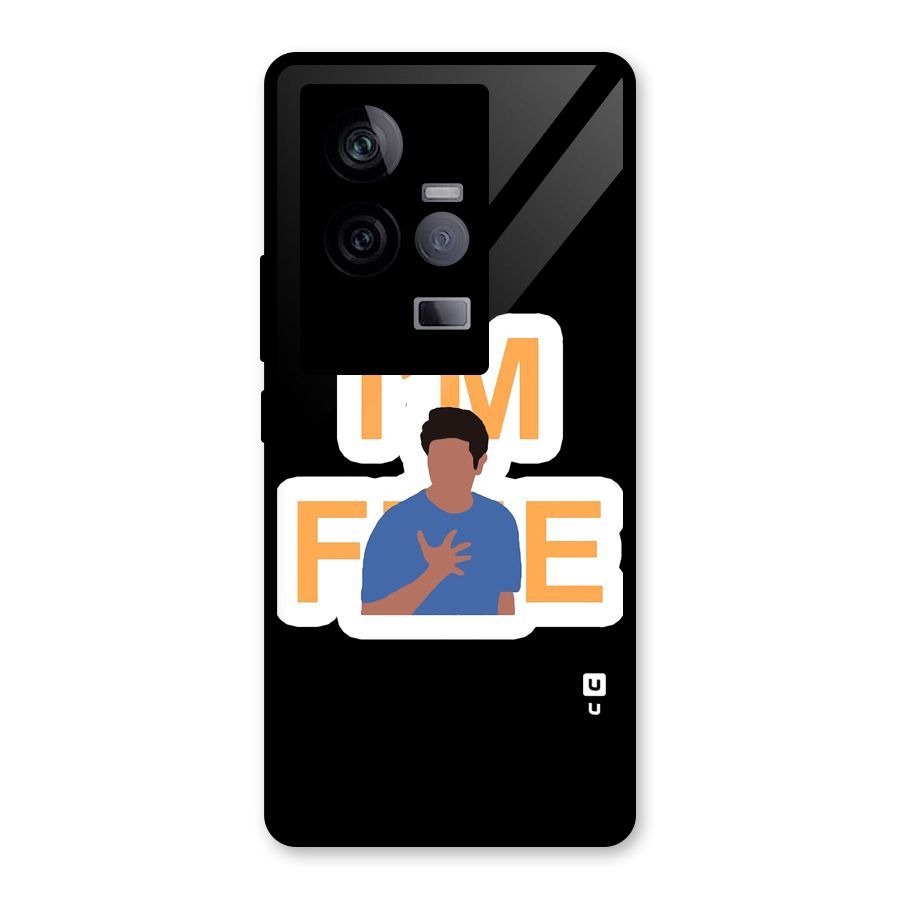 Ross is Fine Glass Back Case for Vivo iQOO 11 5G