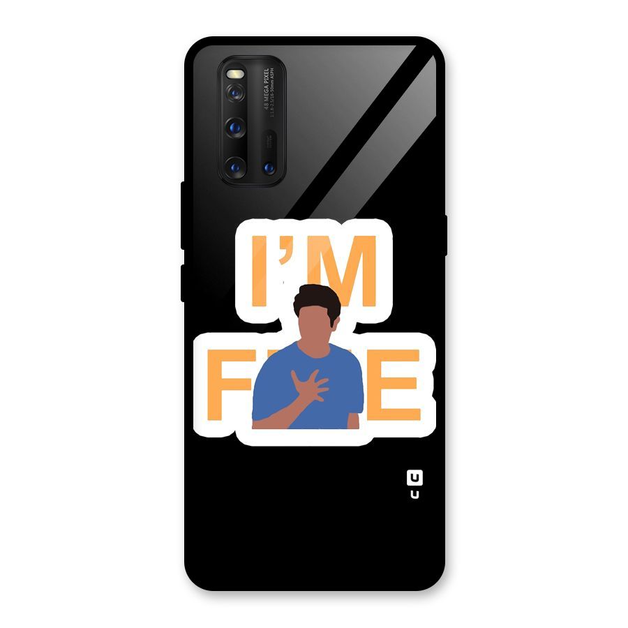 Ross is Fine Glass Back Case for Vivo iQOO 3