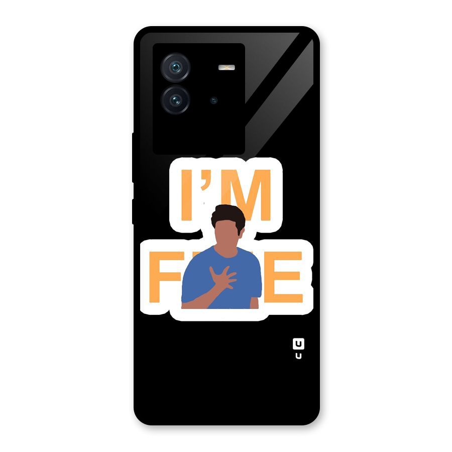 Ross is Fine Glass Back Case for Vivo iQOO Neo 6 5G