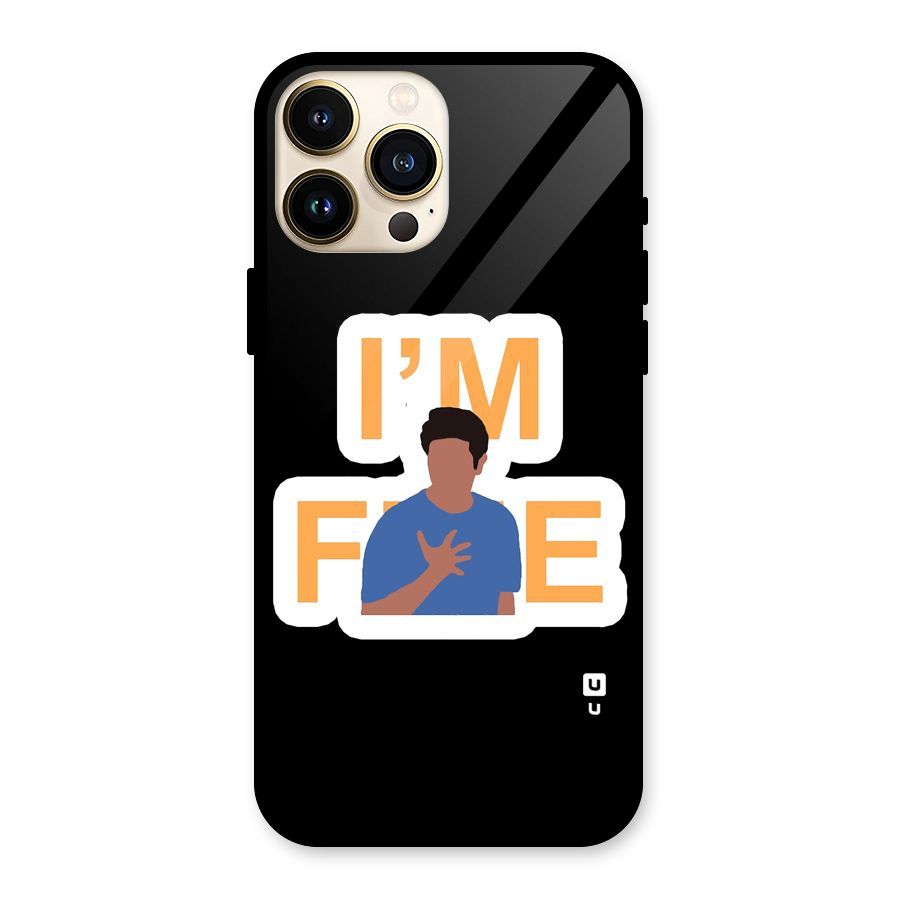 Ross is Fine Glass Back Case for iPhone 13 Pro Max