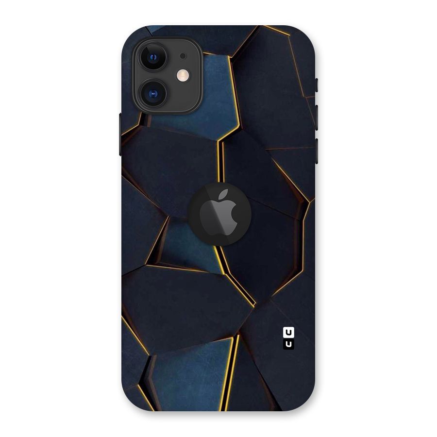 Royal Abstract Back Case for iPhone 11 Logo Cut