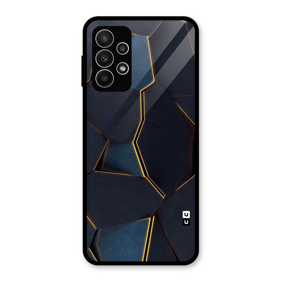 Royal Abstract Glass Back Case for Galaxy A23