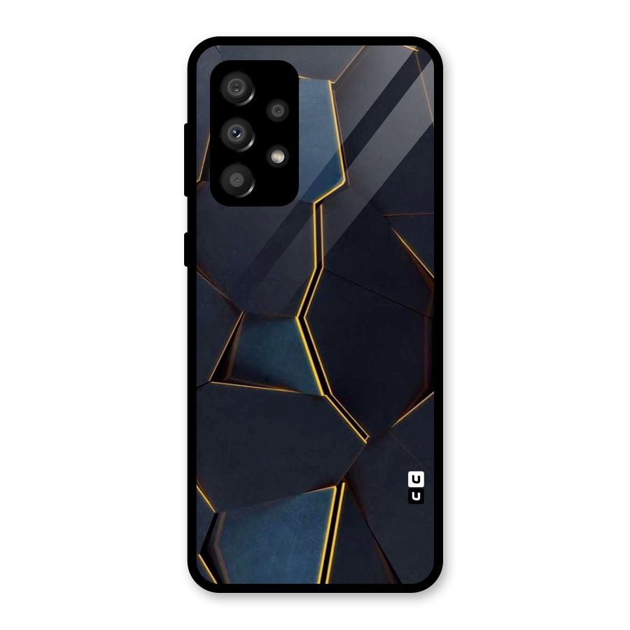 Royal Abstract Glass Back Case for Galaxy A32
