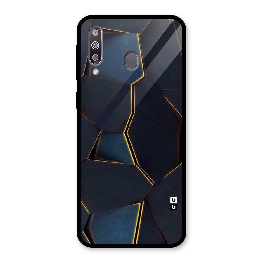 Royal Abstract Glass Back Case for Galaxy M30