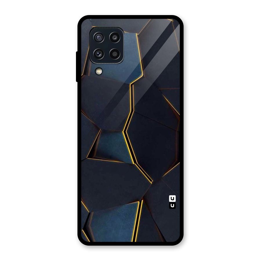 Royal Abstract Glass Back Case for Galaxy M32