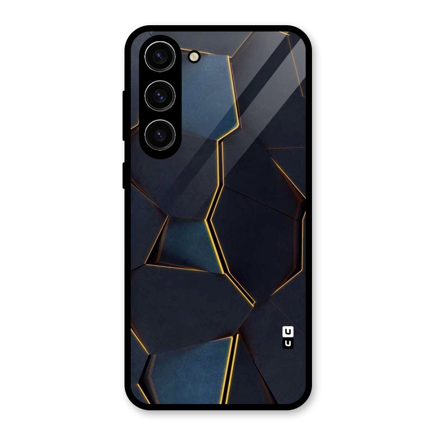 Royal Abstract Glass Back Case for Galaxy S23 Plus