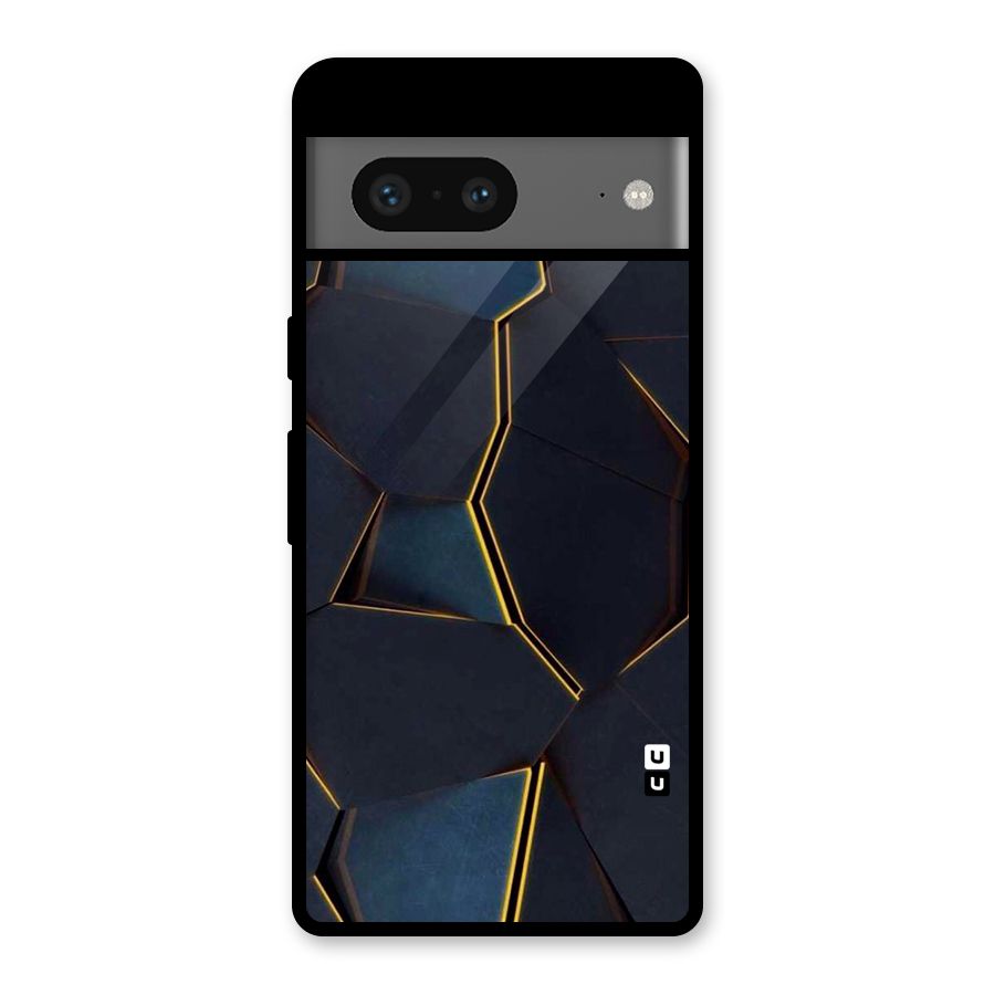 Royal Abstract Glass Back Case for Google Pixel 7