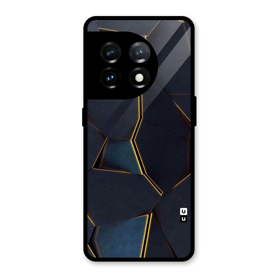 Royal Abstract Glass Back Case for OnePlus 11
