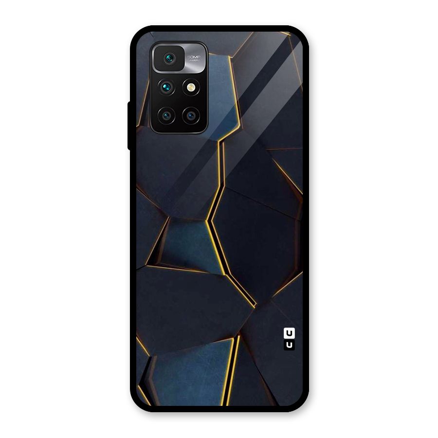 Royal Abstract Glass Back Case for Redmi 10 Prime