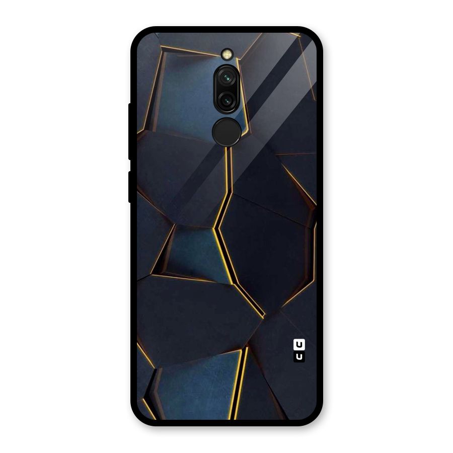 Royal Abstract Glass Back Case for Redmi 8