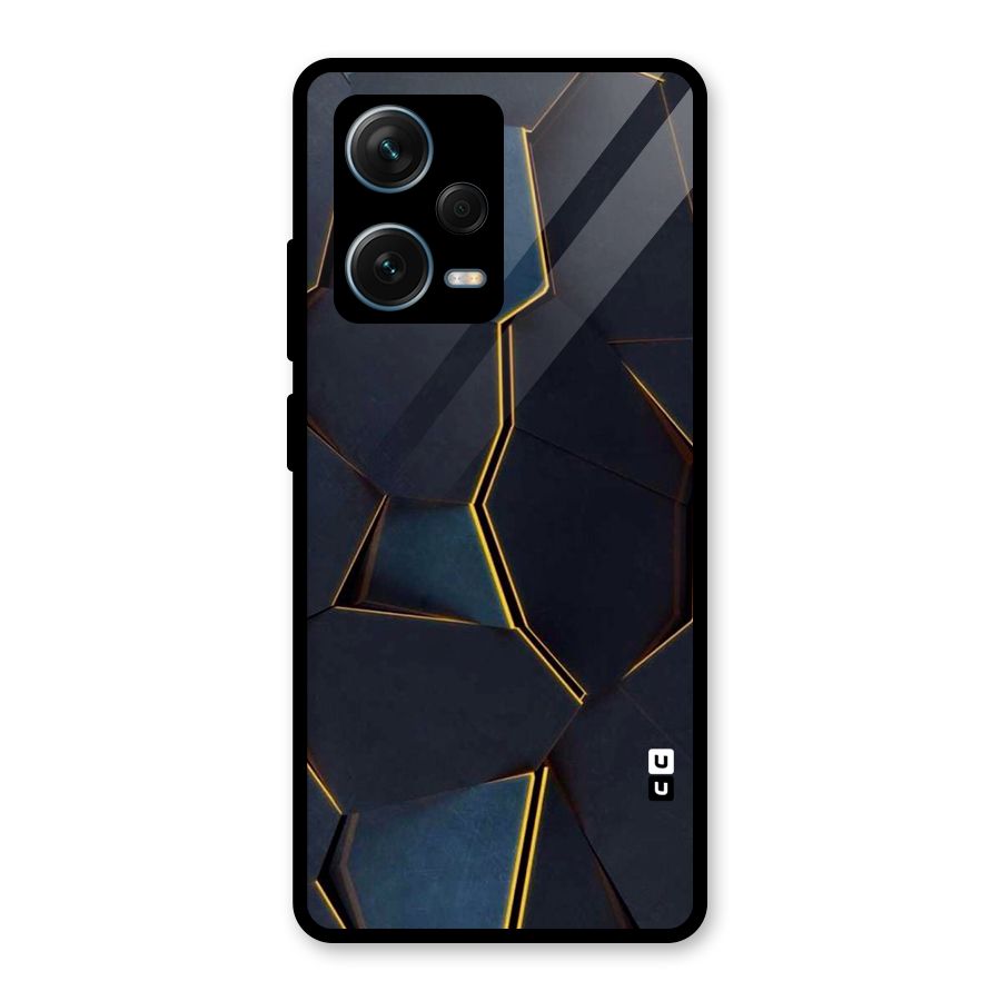 Royal Abstract Glass Back Case for Redmi Note 12 Pro Plus 5G