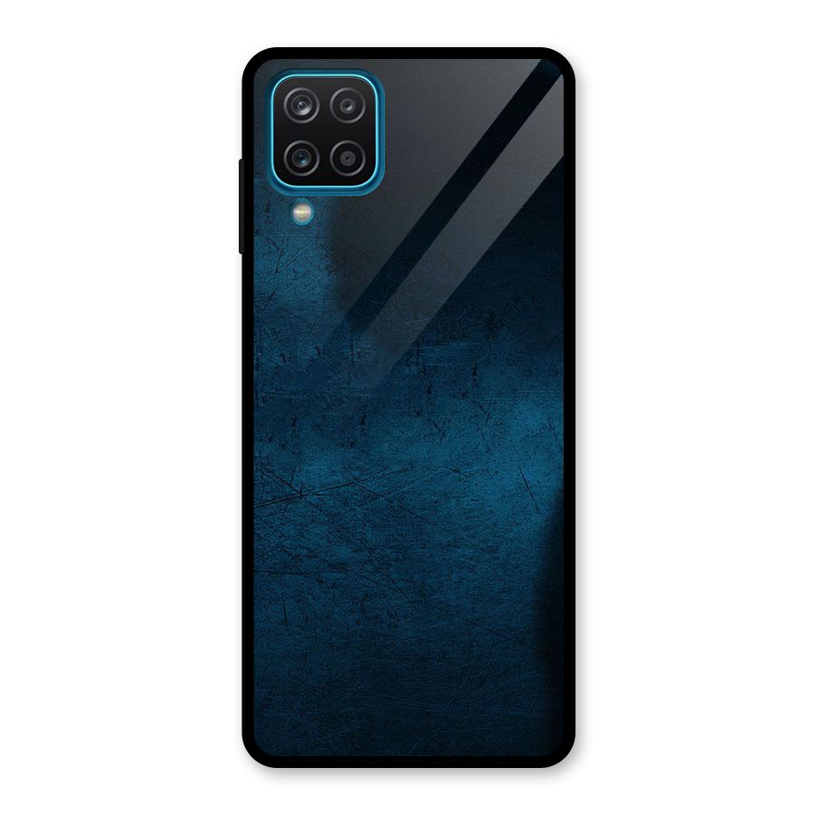 Royal Blue Glass Back Case for Galaxy A12