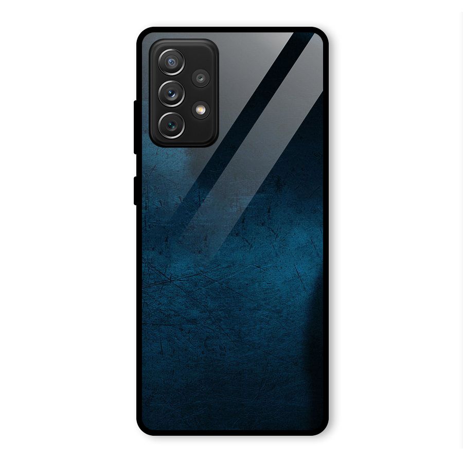 Royal Blue Glass Back Case for Galaxy A72
