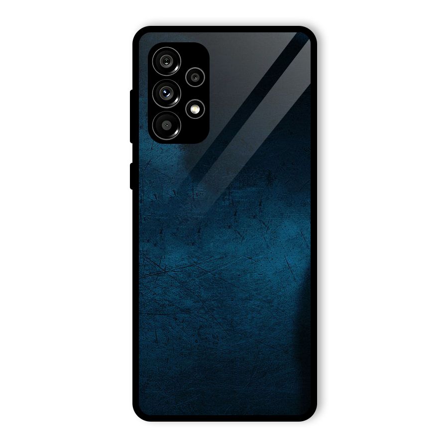 Royal Blue Glass Back Case for Galaxy A73 5G