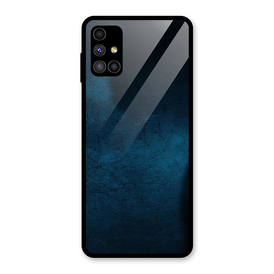 Royal Blue Glass Back Case for Galaxy M51