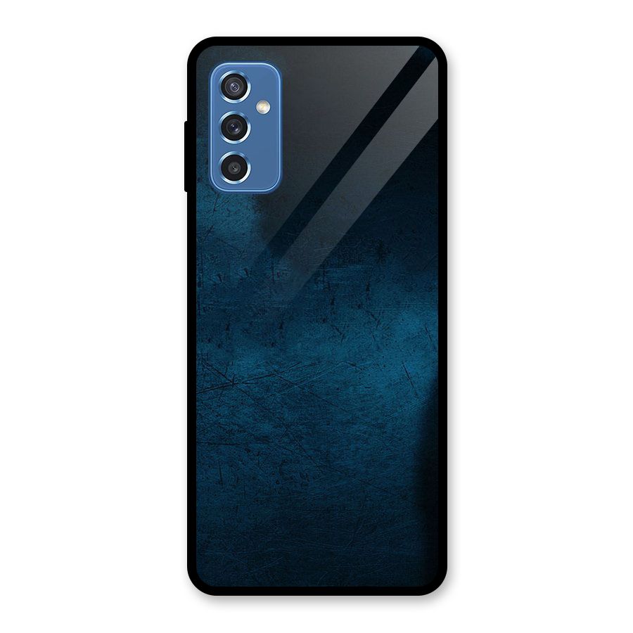 Royal Blue Glass Back Case for Galaxy M52 5G
