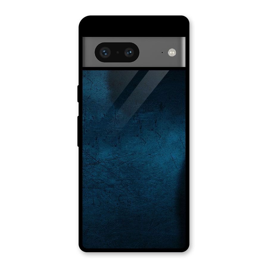 Royal Blue Glass Back Case for Google Pixel 7