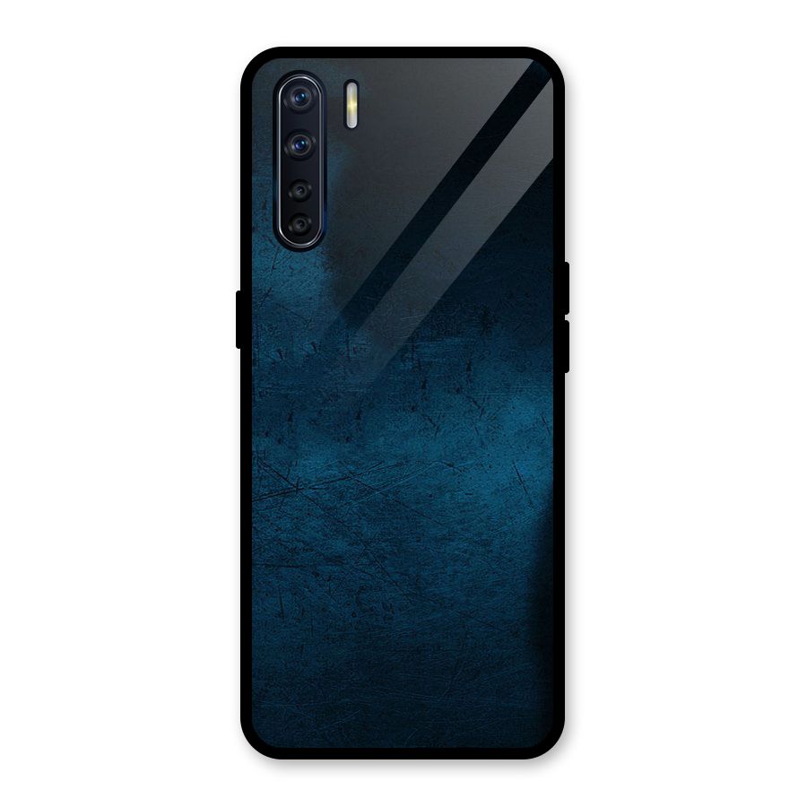 Royal Blue Glass Back Case for Oppo F15