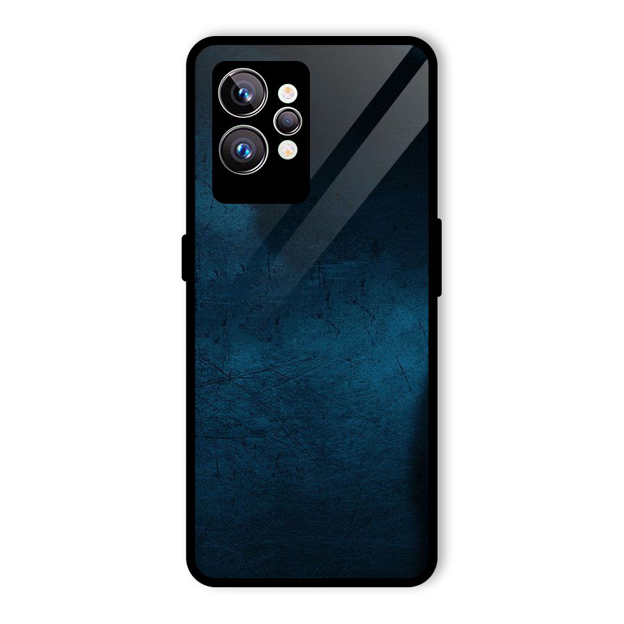 Royal Blue Glass Back Case for Realme GT2 Pro