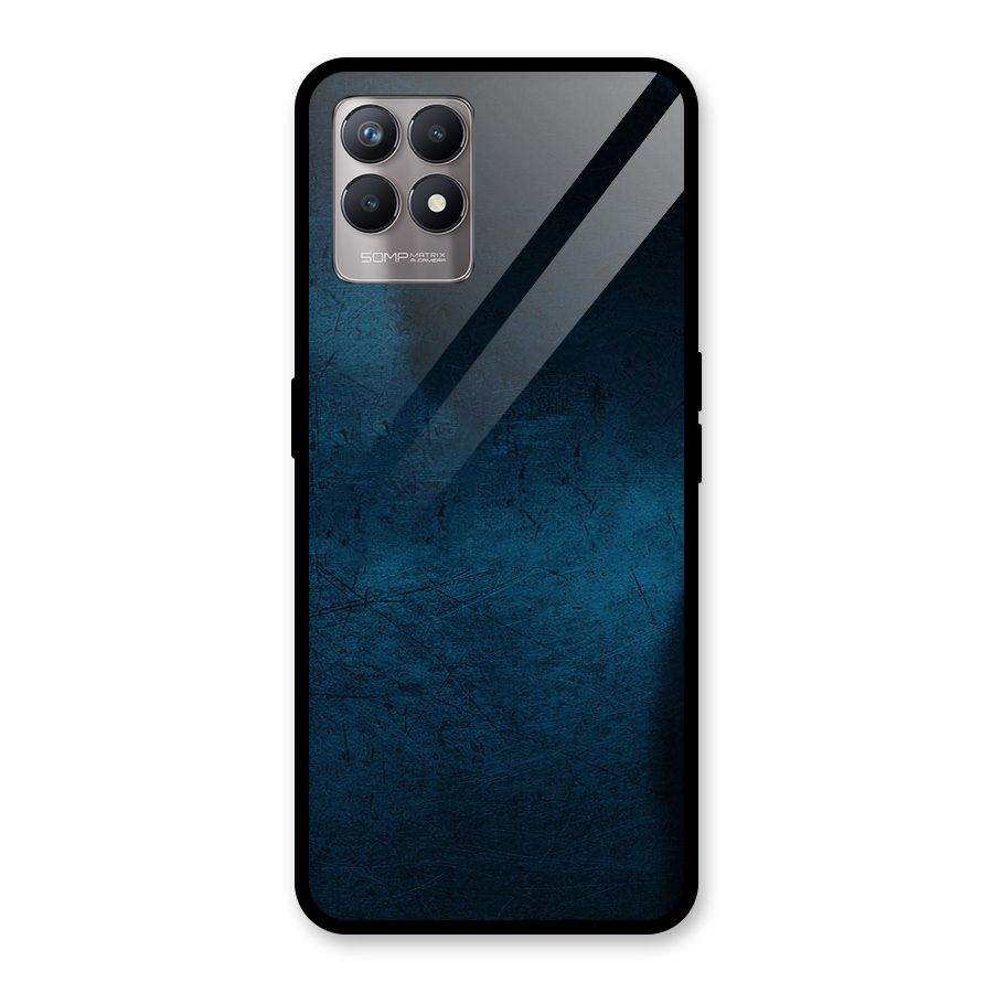 Royal Blue Glass Back Case for Realme Narzo 50