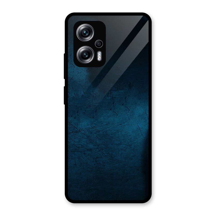 Royal Blue Glass Back Case for Redmi K50i