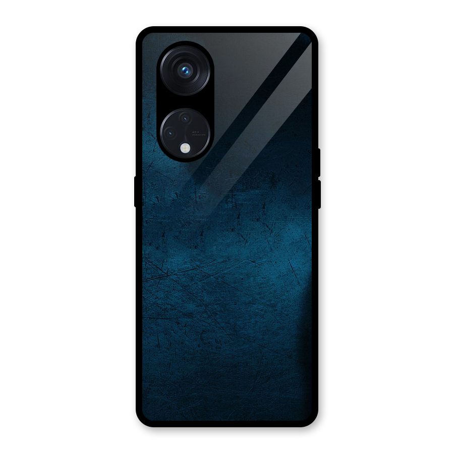 Royal Blue Glass Back Case for Reno8 T 5G