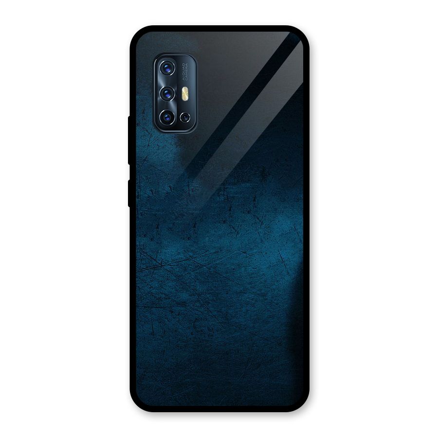 Royal Blue Glass Back Case for Vivo V17
