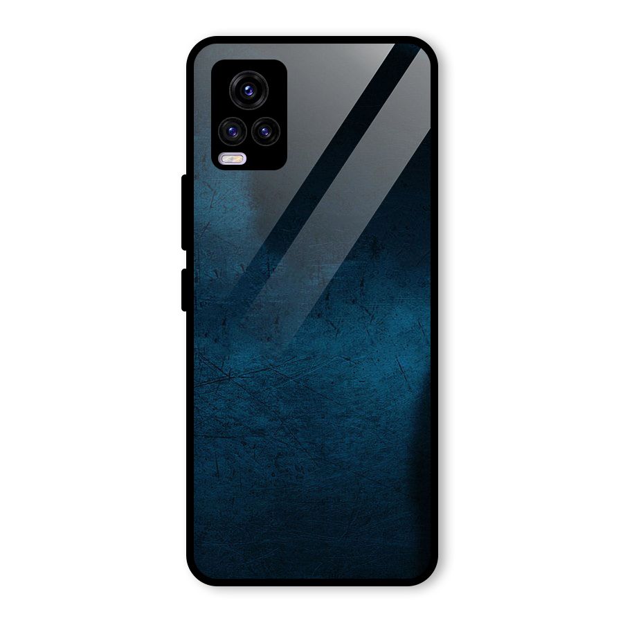 Royal Blue Glass Back Case for Vivo V20