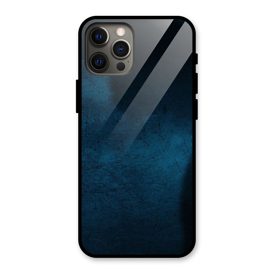 Royal Blue Glass Back Case for iPhone 12 Pro Max