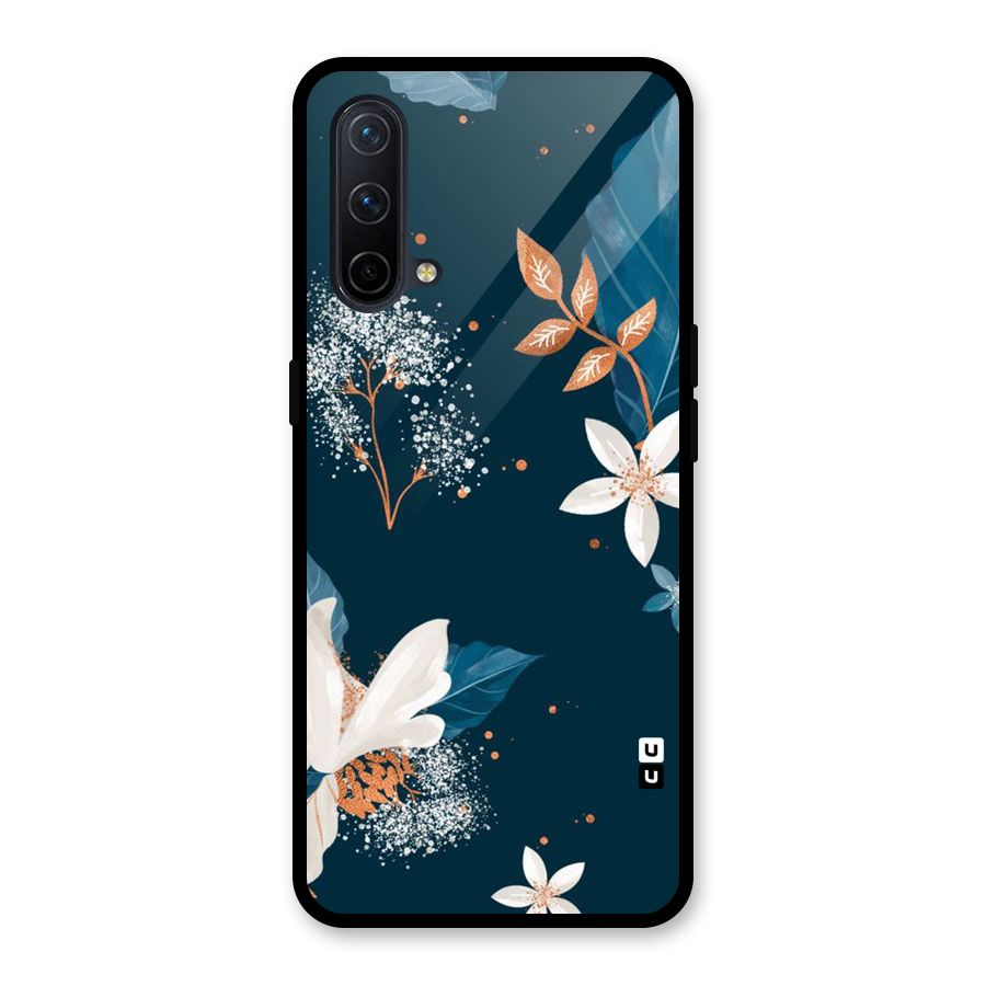 Royal Floral Glass Back Case for OnePlus Nord CE 5G