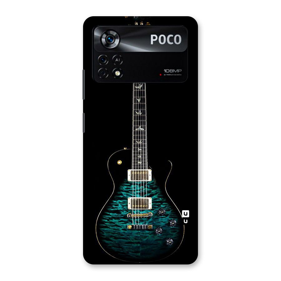 Royal Green Guitar Back Case for Poco X4 Pro 5G
