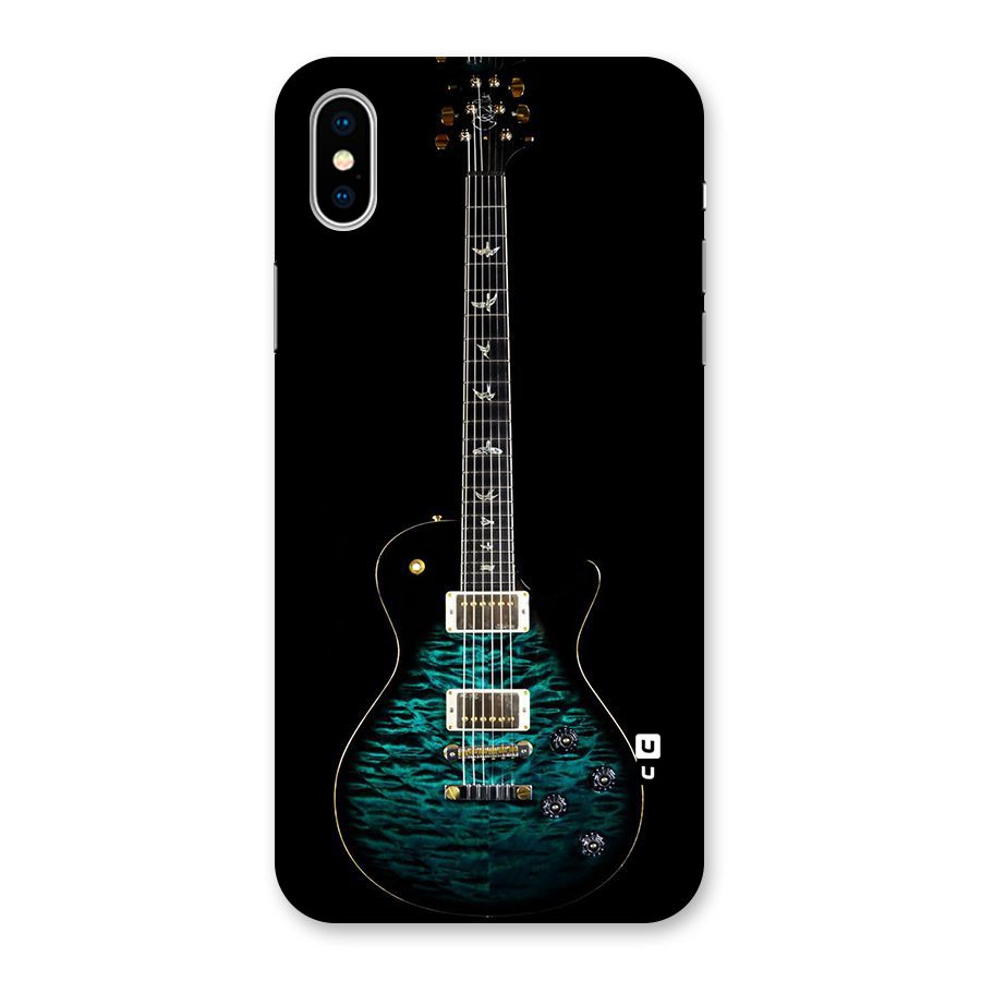 Royal Green Guitar Back Case for iPhone XS