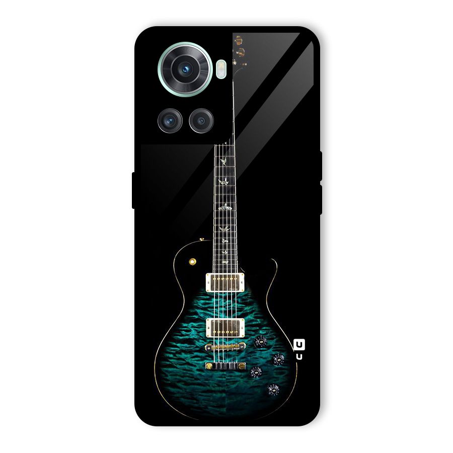 Royal Green Guitar Glass Back Case for OnePlus 10R
