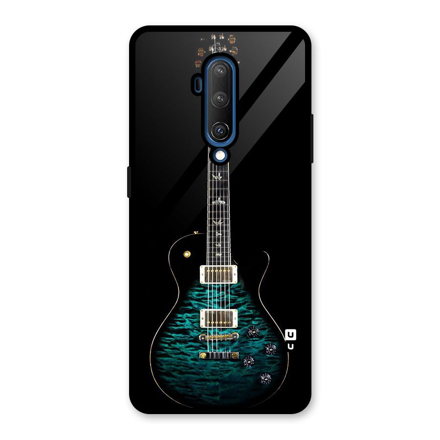 Royal Green Guitar Glass Back Case for OnePlus 7T Pro