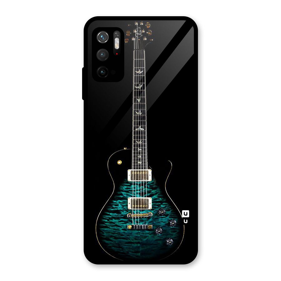 Royal Green Guitar Glass Back Case for Poco M3 Pro 5G