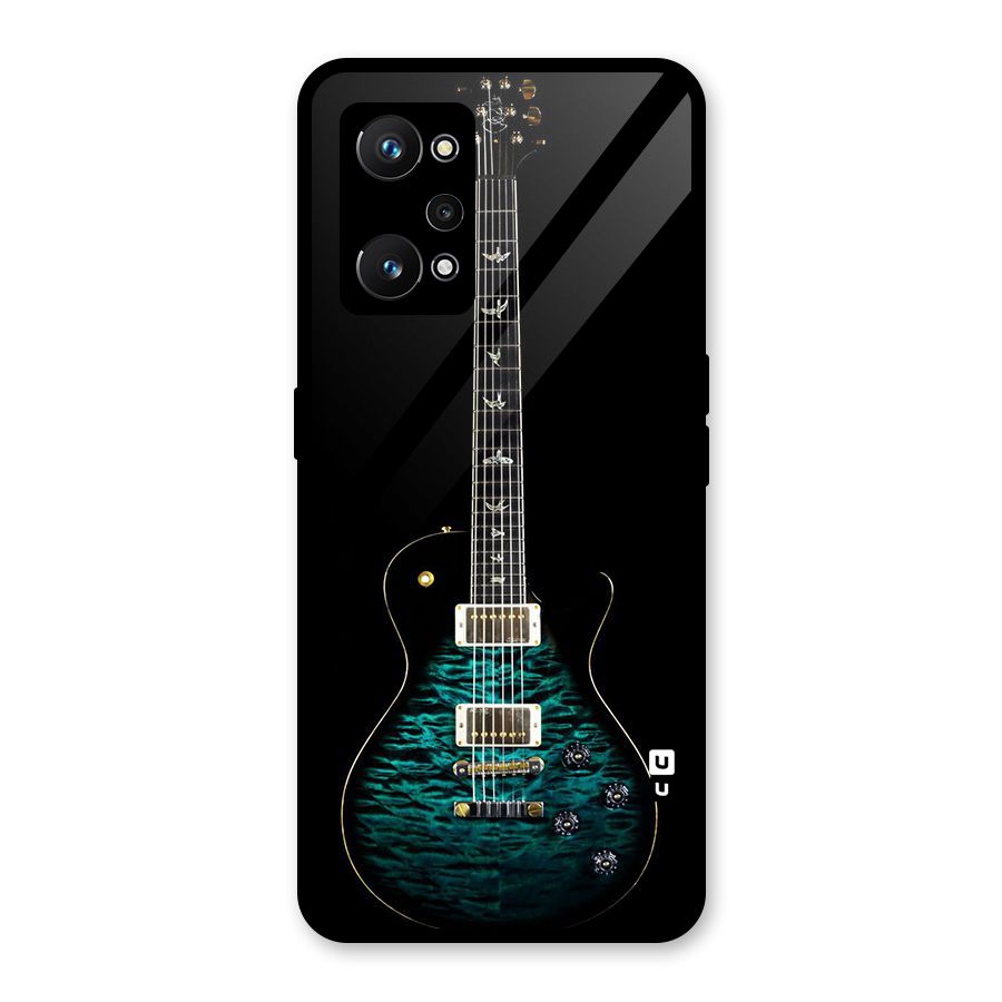 Royal Green Guitar Glass Back Case for Realme GT Neo 3T