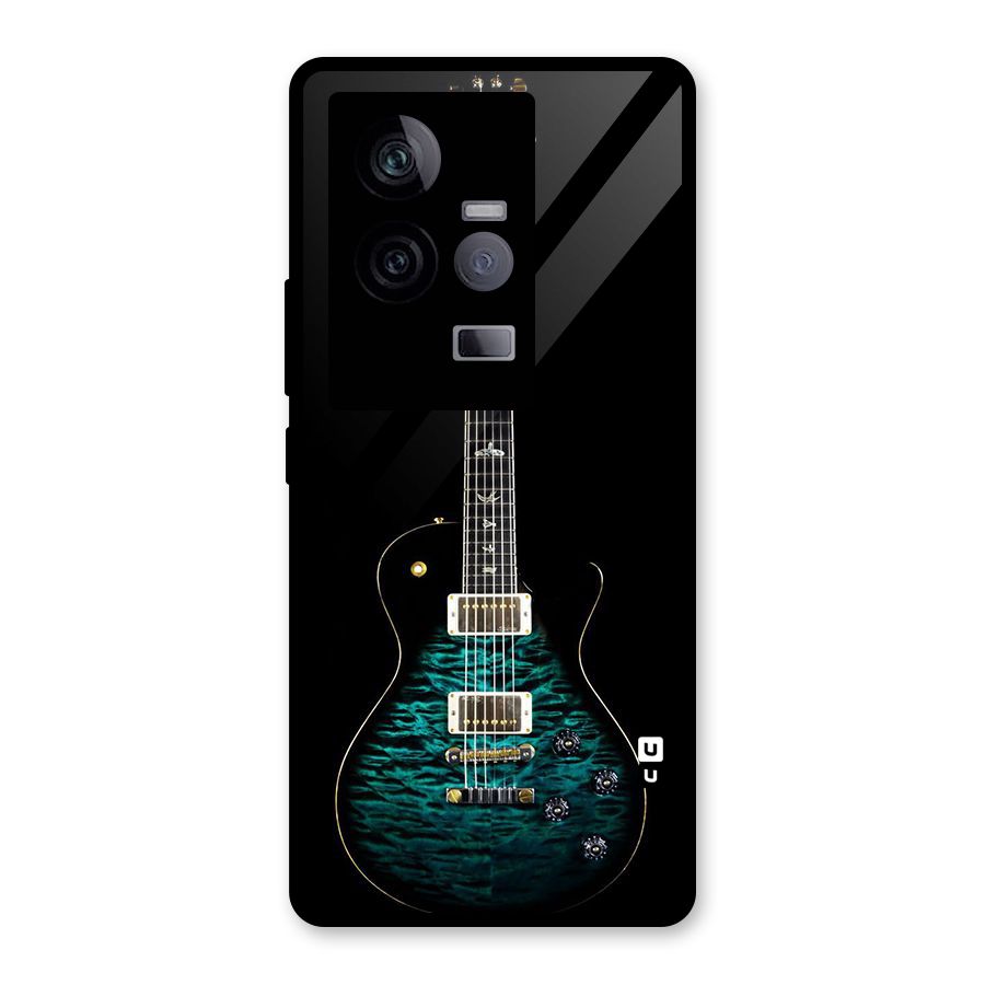 Royal Green Guitar Glass Back Case for Vivo iQOO 11 5G