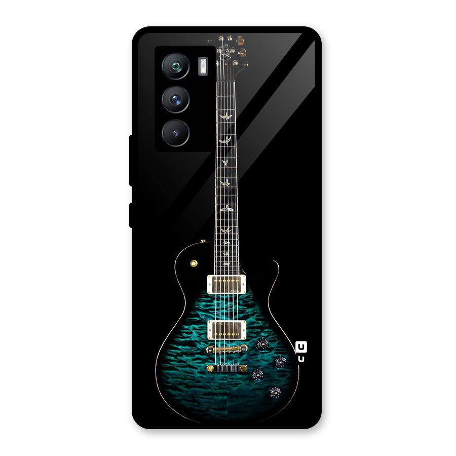 Royal Green Guitar Glass Back Case for Vivo iQOO 9 SE