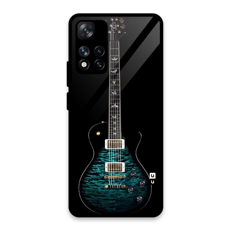 Royal Green Guitar Glass Back Case for Xiaomi 11i 5G