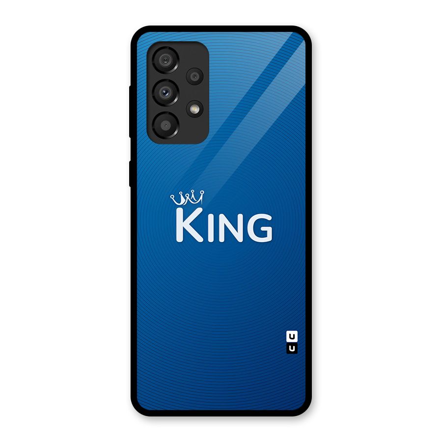Royal King Glass Back Case for Galaxy A33 5G