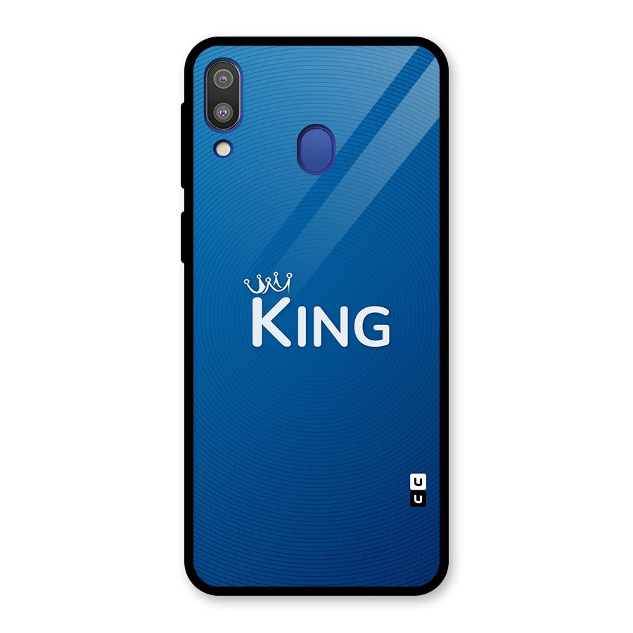 Royal King Glass Back Case for Galaxy M20