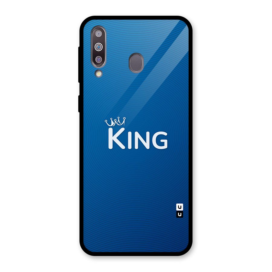 Royal King Glass Back Case for Galaxy M30