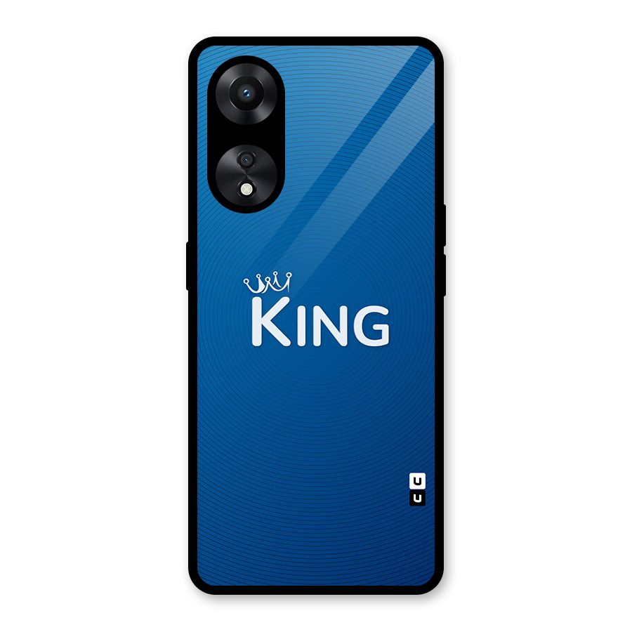 Royal King Glass Back Case for Oppo A78