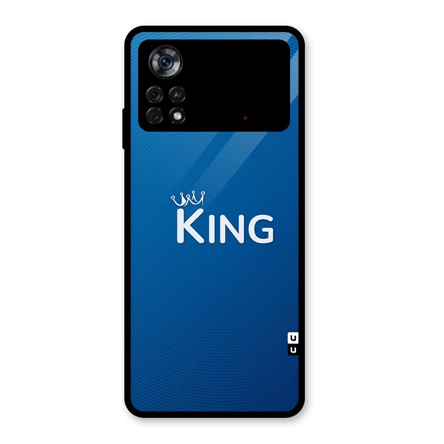 Royal King Glass Back Case for Poco X4 Pro 5G