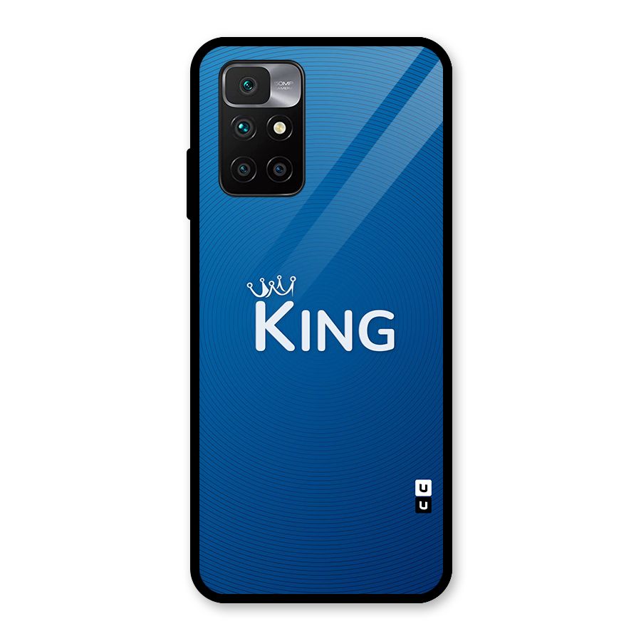 Royal King Glass Back Case for Redmi 10 Prime