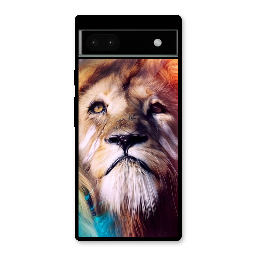 Royal Lion Glass Back Case for Google Pixel 6a